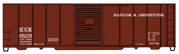 Accurail 3552 HO Scale AAR 40' Boxcar Kit Bangor & Aroostook BAR 65278