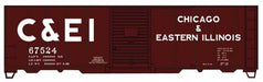 Accurail 3564 HO Scale AAR 40' Boxcar Kit Chicago & Eastern Illinois C&EI 67524