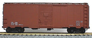 Accurail 3598 HO Scale AAR 40' Single Door Steel Boxcar Kit Data Only (Mineral Red)