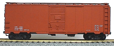 Accurail 3599 HO Scale AAR 40' Single Door Steel Boxcar Kit Data Only (Oxide)