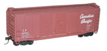 Accurail 3633 HO Scale AAR 40' Double Door Boxcar Kit Canadian Pacific CP 297516 (Script Lettering)