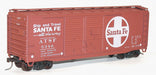 Accurail 3635 HO Scale AAR 40' Double Door Boxcar Kit Santa Fe ATSF 5346 (Ship & Travel Slogan)