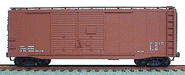Accurail 3698 HO Scale AAR 40' Double Door Boxcar Kit Mineral Red Data Only