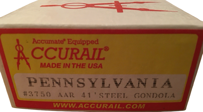 Accurail 3750 HO Scale 40' GS Steel Gondola Kit Pennsylvania PRR - NOS (# Vary)