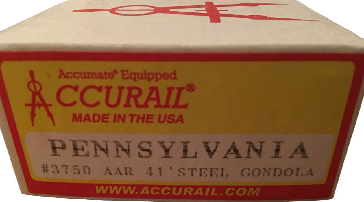 Accurail 3750 HO Scale 40' GS Steel Gondola Kit Pennsylvania PRR - NOS (# Vary)