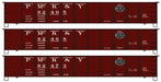 Accurail 37784 HO Scale 41' AAR Steel Gondola Kit 3 Pack PMcK&Y / NYC (Pittsburgh, McKeesport & Youghiogheny)