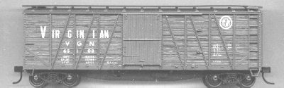 Accurail 4011 HO Scale 40' Outside Braced Boxcar Kit Virginian VGN - NOS