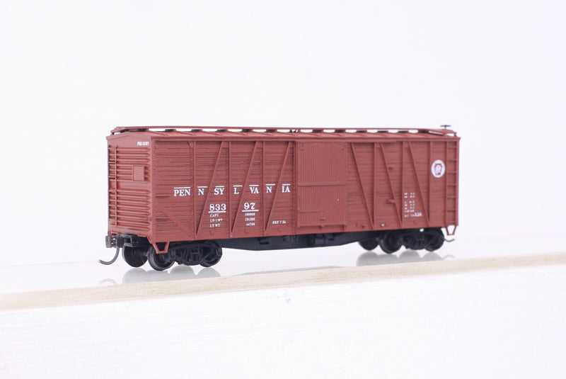Accurail 4208 HO Scale 40' Outside Braced Boxcar Kit Pennsylvania PRR - NOS