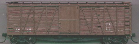 Accurail 4298 HO Scale 40' Outside Braced Wood Door Boxcar Kit - Data Only Mineral Red - NOS
