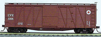 Accurail 43079 HO Scale 40' Outside Braced Boxcar Kit Lehigh & New England LNE 2053