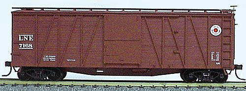 Accurail 43079 HO Scale 40' Outside Braced Boxcar Kit Lehigh & New England LNE 2053