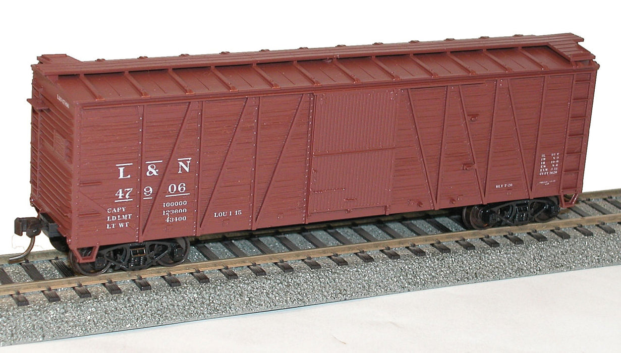Accurail 4325 HO Scale 40' Outside Braced Boxcar Kit Louisville & Nashville L&N 47906