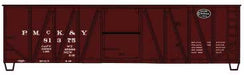 Accurail 4331 HO Scale 40' Single Sheathed Wood Boxcar Kit Pittsburgh, McKeesport & Youghiogheny PMcK&Y 81375