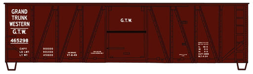 Accurail 4332 HO Scale 40' Single Sheathed Wood Boxcar Kit Grand Trunk Western GTW 465298