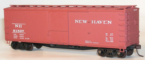Accurail 46209 HO Scale 40' USRA Wood Double Sheathed Boxcar Kit New Haven NH