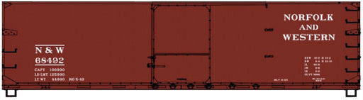 Accurail 4642 HO Scale 40' USRA Wood Double Sheathed Boxcar Kit Norfolk & Western