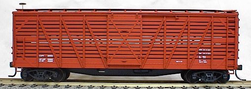 Accurail 4799 HO Scale 40' Wood Stock Car Kit Oxide Data Only - NOS