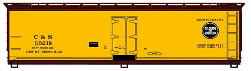 Accurail 48411 HO Scale 40' Wood Reefer Kit Colorado & Southern C&S 50218