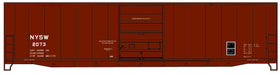 Accurail 5555 HO Scale 50' Steel Boxcar Kit New York, Susquehanna & Western NYS&W 2073
