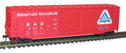 Accurail 5659 HO Scale 50' AAR Exterior Post Boxcar Kit Bangor & Aroostook BAR 5619