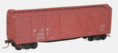 Accurail 7206 HO Scale 40' Single Sheath Boxcar Kit Bangor & Aroostook BAR 10264