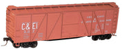Accurail 7207 HO Scale 40' Single Sheath Boxcar Kit Chicago & Eastern Illinois C&EI 537
