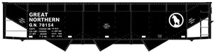 Accurail 7565 HO Scale 70 Ton 3 Bay Hopper Kit Great Northern GN
