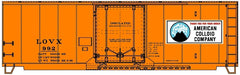 Accurail 81413 HO Scale AAR 40' Insulated Boxcar Kit American Colloid Co. LOVX 992