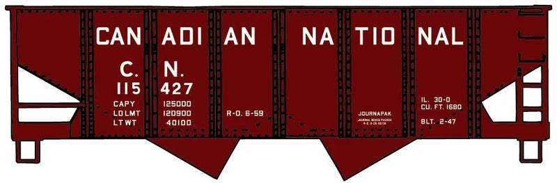 Accurail 81451 HO Scale USRA Twin Hopper Kit Canadian National CN