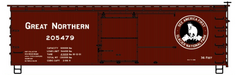 Accurail 81581 HO Scale 36' Wood Boxcar Kit Great Northern GN