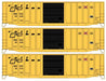 Accurail 8159 HO 50' Steel Boxcar Kit Railbox RBOX 3 Pack