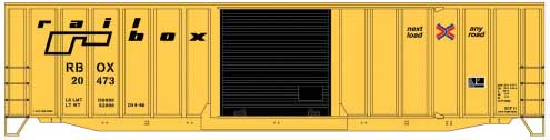 Accurail 81591 HO 50' Steel Boxcar Kit Railbox RBOX Single #'s Vary ...