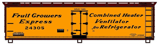 Accurail 81611 HO Scale 40' Wood Reefer Kit Fruit Growers Express (Early)
