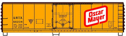 Accurail 81641 HO Scale 40' Reefer Kit Oscar Mayer URTX 66234