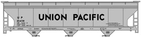 Accurail 81661 HO Scale ACF 3 Bay Covered Hopper Covered Hopper Kit Union Pacific UP (# Varies)