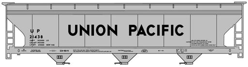 Accurail 81661 HO Scale ACF 3 Bay Covered Hopper Covered Hopper Kit Union Pacific UP (# Varies)