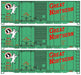 Accurail 8170 HO Scale 40' Combo Door Boxcar Kit 3 Pack Great Northern GN (Jade Green Standing Rocky Logo)
