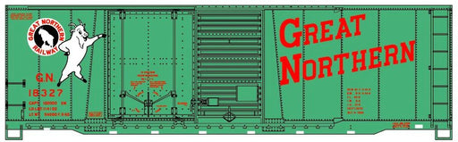 Accurail 81701 HO Scale 40' Combo Door Boxcar Kit Great Northern (Jade Green) GN