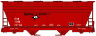 Accurail 81712 HO Scale ACF 2 Bay Covered Hopper Kit Oglebay Norton ITGX 11562