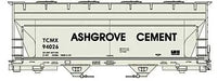 Accurail 81713 HO Scale ACF 2 Bay Covered Hopper Kit Ashgrove Cement TCMX 94026