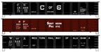 Accurail 8173 HO Scale 41' AAR 3 Pack Steel Gondola Kit GofG, SP, and WofA
