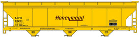 Accurail 81762 HO Scale ACF 3 Bay Covered Hopper Kit Honeymead ACFX 53204