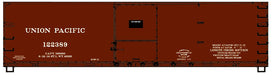 Accurail 81783 HO Scale 40' USRA Double Sheathed Wood Boxcar Kit Union Pacific UP 122389