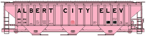 Accurail 81821 HO Scale PS 4750 3 Bay Covered Hopper Kit Albert City Elevator RRRX 3028