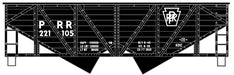 Accurail 81841 HO Scale H31c Woodside 2 Bay Hopper Kit Pennsylvania PRR (#s Vary Plain Keystone)