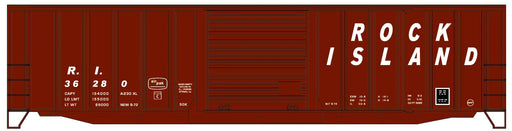 Accurail 81881 HO Scale 50' Exterior-Post Boxcar Kit Rock Island RI 36280
