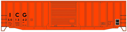 Accurail 81882 HO Scale 50' Exterior-Post Boxcar Kit Illinois Central Gulf ICG 501362
