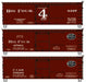 Accurail 8189 HO Scale 36' Double Sheath Boxcar Kit 3 Pack Big Four CCC&StL and CI&S