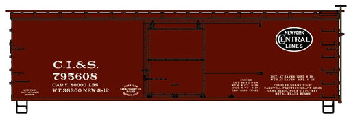 Accurail 81893 HO Scale 36' Double Sheath Boxcar Kit Chicago, Indiana & Southern CI&S 795608