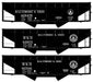 Accurail 8190 HO Scale 50 Ton Offset 2 Bay Hopper Kit 3 Pack Baltimore & Ohio B&O (428479, 639875, 827032)